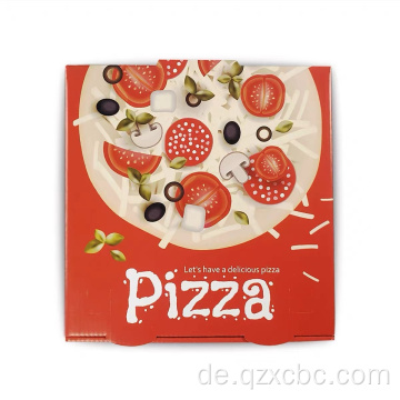 Benutzerdefinierte Wellpizza -Schachtel, Lebensmittelverpackungsschachtel